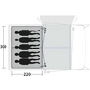 Kleines Produktbild Outwell Berth 5 Innenzelt f&uuml;r 5 Personen passend f&uuml;r Vorzelt Jones L PowerAir  1