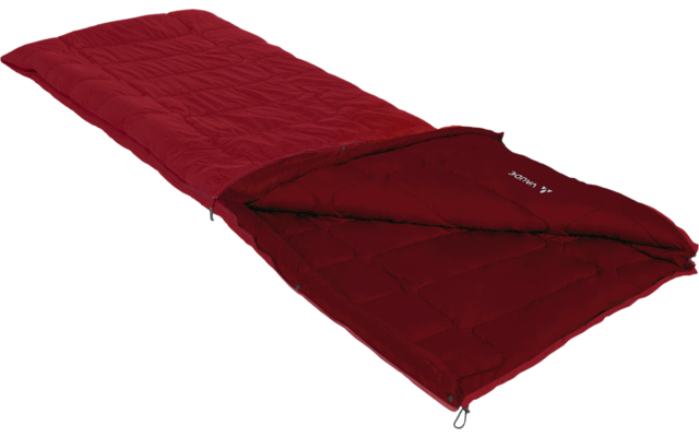 Vaude Navajo 100 SYN synthetic fiber blanket sleeping bag 220 x 80 cm dark indian red