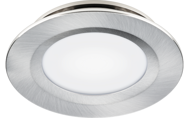 Wentronic WTS-LED TDL-5024 Lampe LED encastrée aluminium brossé