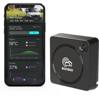 Pironex sonsor mobiel alarmsysteem met GPS, LTE en WLAN in zwart