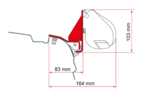 Fiamma Kit Multirail awning adapter VW T5/T6