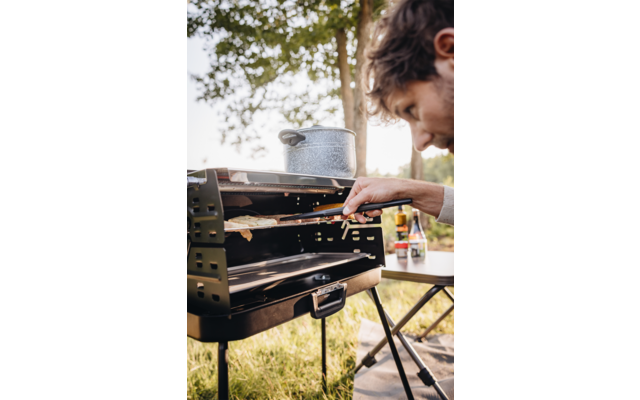 Produktbild Berger 3-Flammen Koffergasgrill Schwarz 1