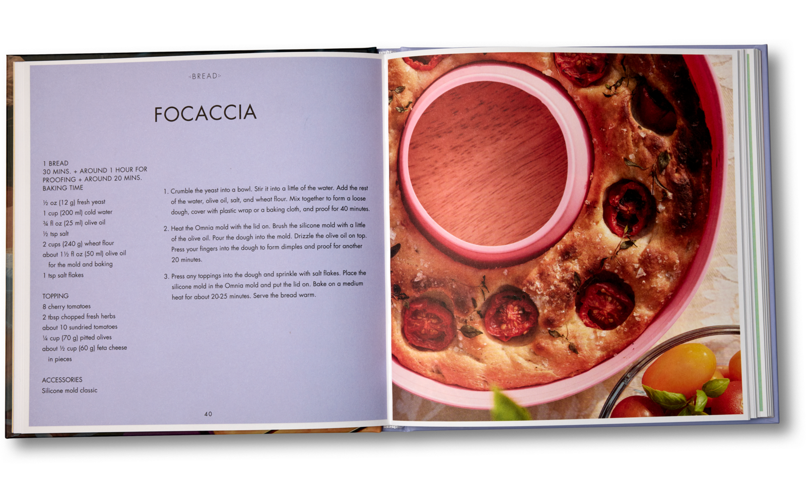 Produktbild Omnia Backbuch mit 45 Rezepten f&uuml;r den Omnia Backofen 1