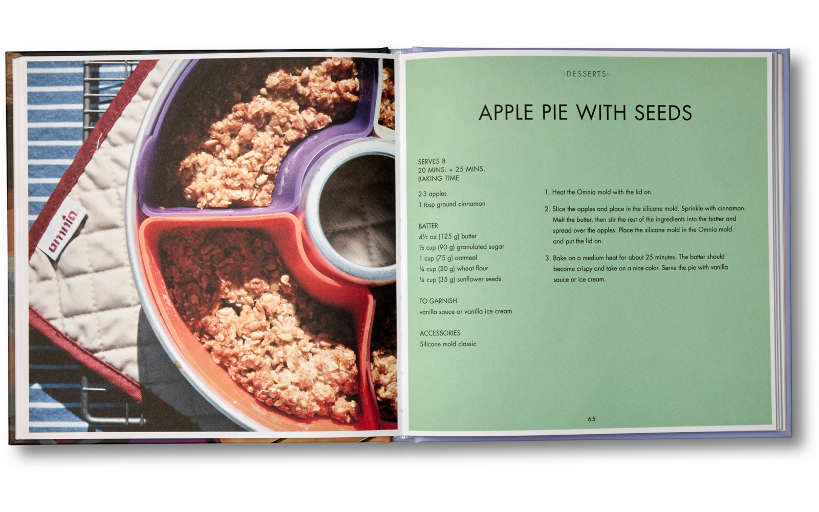 Produktbild Omnia Backbuch mit 45 Rezepten f&uuml;r den Omnia Backofen 1