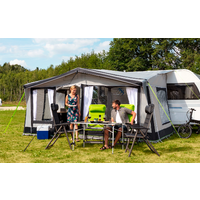 Berger Sirmione Air 500 cm luchtvoortent voor campers met opblaasbare stokken