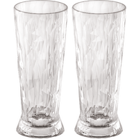 Koziol Club No. 10 Superglas Bierglas Set 2 teilig bruchsicher / isolierend 300 ml