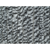 Cortina de flojel de chenilla 185 x 56 cm gris / negro / blanco Berger