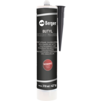 Berger Butyl-Dichtmasse schwarz 310 ml