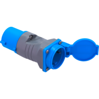 Berger adapter coupling CEE plug to earthing contact coupling