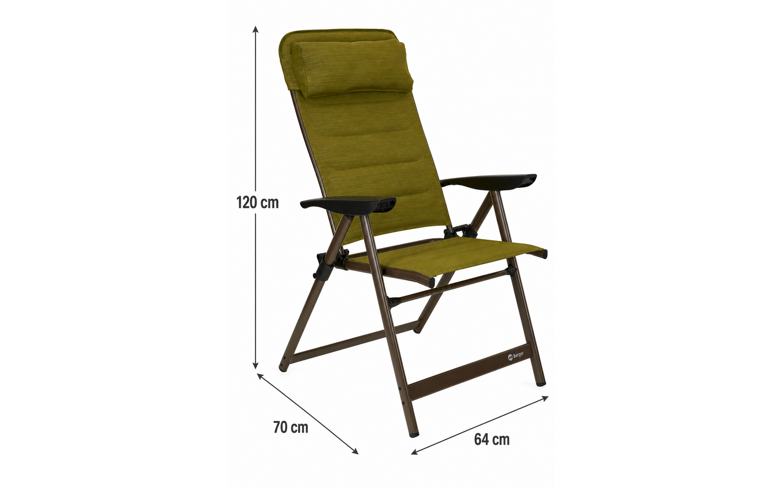 Immagine del prodotto Sedia pieghevole Berger Slimline 1