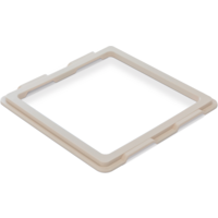 MPK adapter frame for roof bonnets Ducato, Boxer, Jumper black 28 x 28 cm