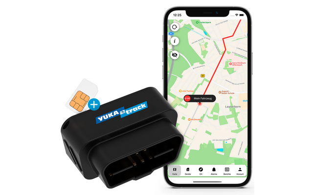 Tracker GPS pour voiture à branchement OBD avec détecteur de