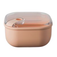 Bo&icirc;te &agrave; pain carr&eacute;e 1 litre rose Omada