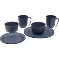 Outwell Delish Geschirr-Set f&uuml;r 2 Personen navy night