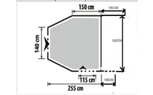 288920 - Berger Touring Easy Air Rear aufblasbares Heckzelt für VW T5/T6