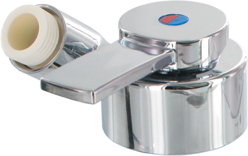 Robinet Mitigeur Monocommande Pour Caravane Et Camping | Interrupteur Intégré Pivotant 360° | Chrome Brillant