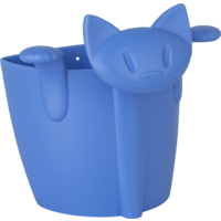 Colador de t&eacute; Koziol Miaou azul fuerte