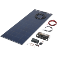 Sistema solar completo 150 Wp Elektronik Flat Light MT 150-1 FL B&uuml;ttner