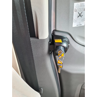 Paquete 1 par de cerraduras de seguridad interiro y exterior y 2 cerraduras adicionales gris HEOSystem VAN HEOSolution