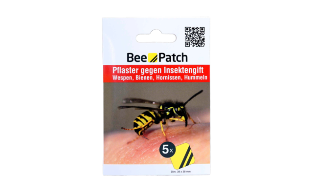 Bee-Patch bijen- en wespenpleisters tegen insectengif 5 stuks