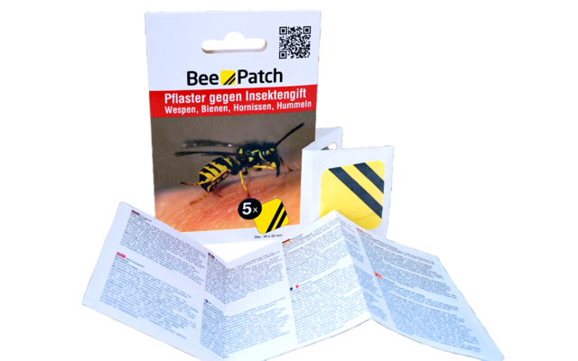 Bee-Patch Bienen und Wespenpflaster gegen Insektengift 5 Stück