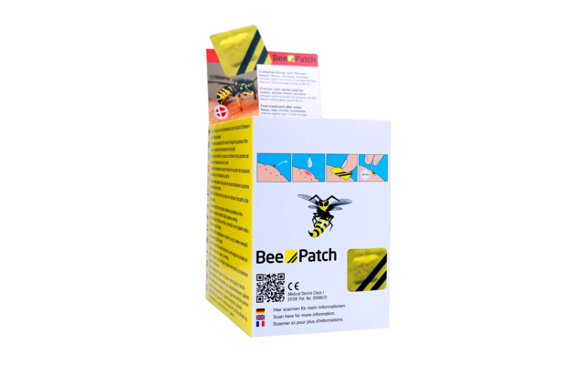 Bee-Patch parches para abejas y avispas contra el veneno de los insectos 5 piezas