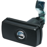 Safe Tec twist lock Slim-Line for HSC plug-in cylinder black