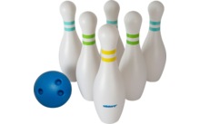 292298 - alldoro XXL Bowling Set für Kinder mit 6 Pins 