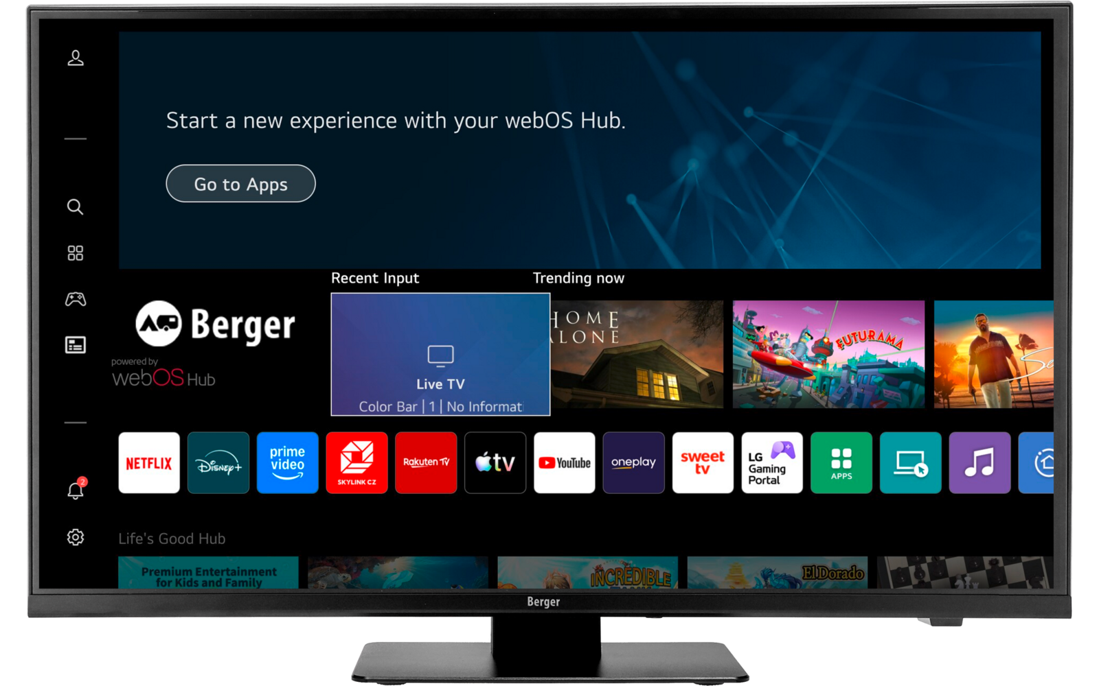 Produktbild Berger Advanteq Smart LED Fernseher mit Triple-Tuner und 12 / 230 V 1