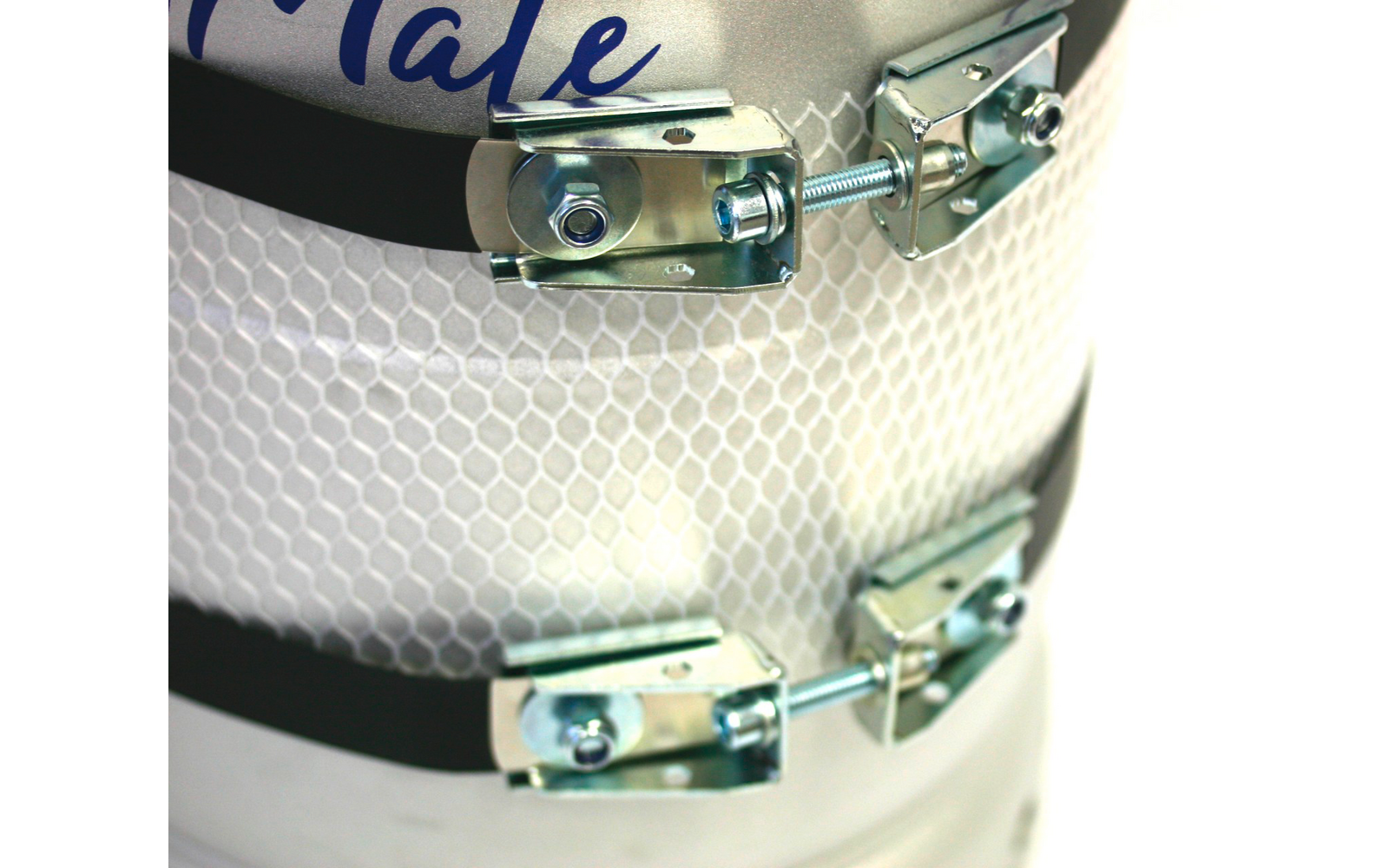 Produktbild CAMPKO Gasflaschen Halter Set Edelstahl f&uuml;r &Oslash; 300mm Gasflaschen inklusive 2x Spannband und 2x Spannschloss 1