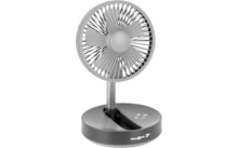 293708 - Brunner HurriFAN RG Teleskop Ventilator Akku wiederaufladbar mit LED 3,7V