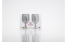 293744 - Flamefield Wine Goblet Weinglas stapelbar 2 teilig 260 ml 