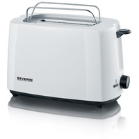 Severin Automatik Toaster 2 Schlitz 700 W wei&szlig;