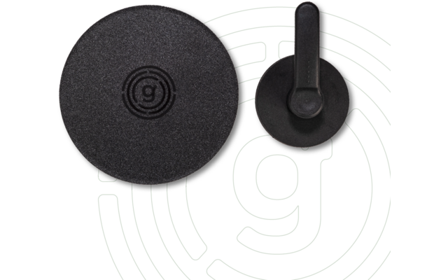 Image du produit Gelmags Magnet-Haken Hook mit Metall-Pad &Oslash; 8 cm 2-teilig 1