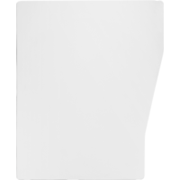 Sobrecolch&oacute;n para cama elevable/cama transversal blanco Molton Cotton Cover Multifit Walra
