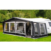 Auvent Atrium 300 Anthracite Acier 1065 Dimensions du d&eacute;velopp&eacute; 1050-1080 cm Walker