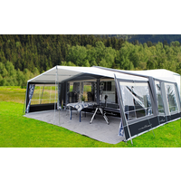 Auvent Atrium 300 Anthracite Acier 1110 Dimensions du d&eacute;velopp&eacute; 1096-1125 cm Walker