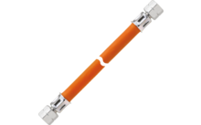 GOK Mitteldruckschlauchleitung Gas Überwurfmutter G 1/4 LH auf G 1/4 LH Gummi 
