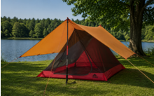 297806 512583 - Tente V2 Thru-Hiker Mesh House pour sac à dos MSR