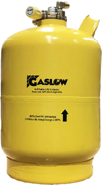 Bouteille de GPL rechargeable Gaslow avec multi-valve 6 kg