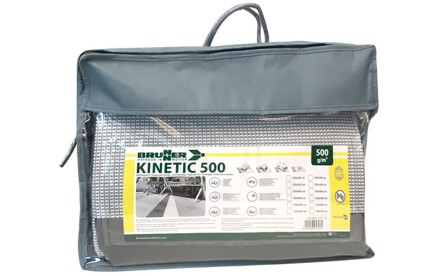 Brunner Kinetic 500 Tapis d'auvent 250 x 300 cm gris
