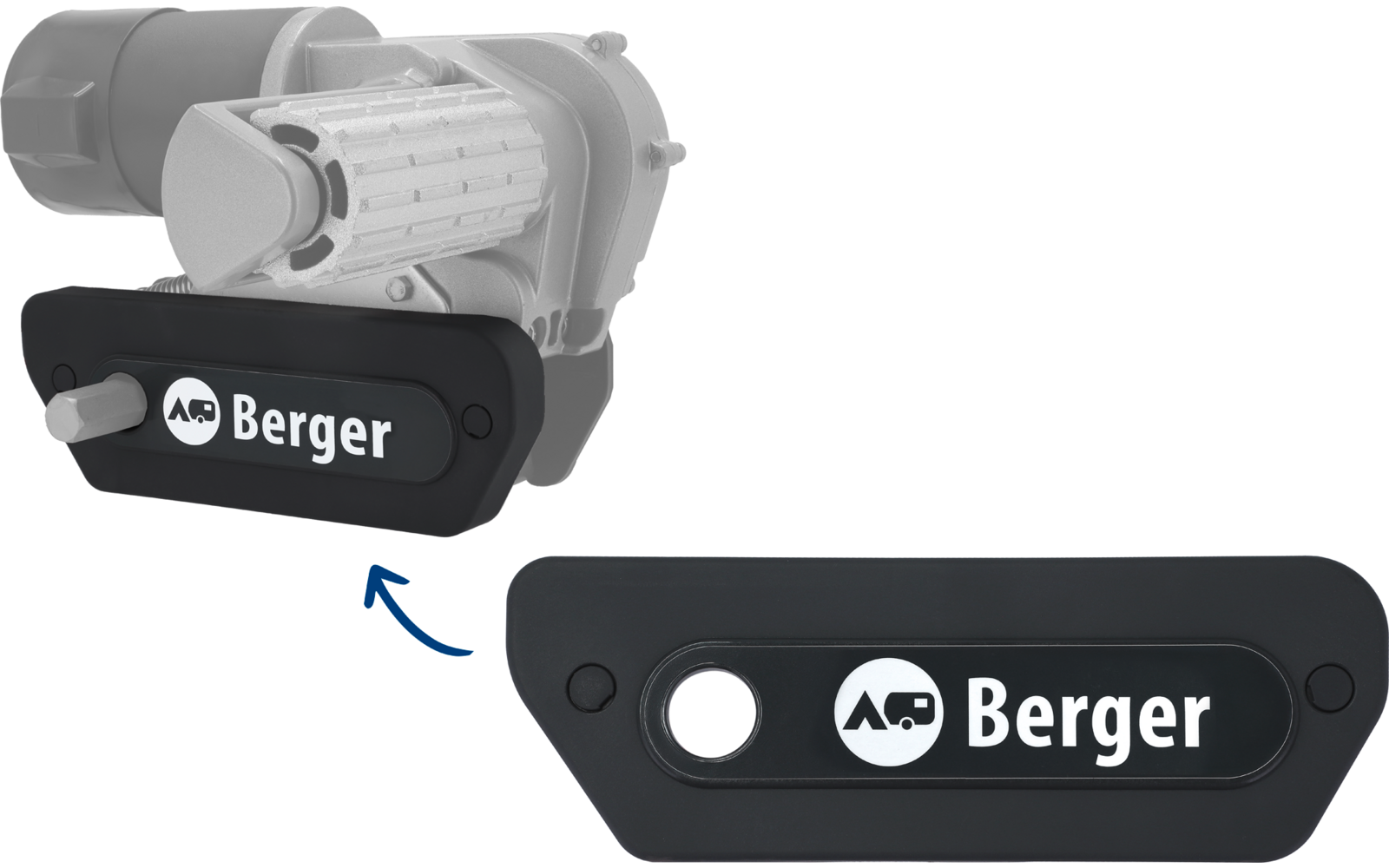 Product afbeelding Berger Abdeckung f&uuml;r Rangierhilfe Titanium 1