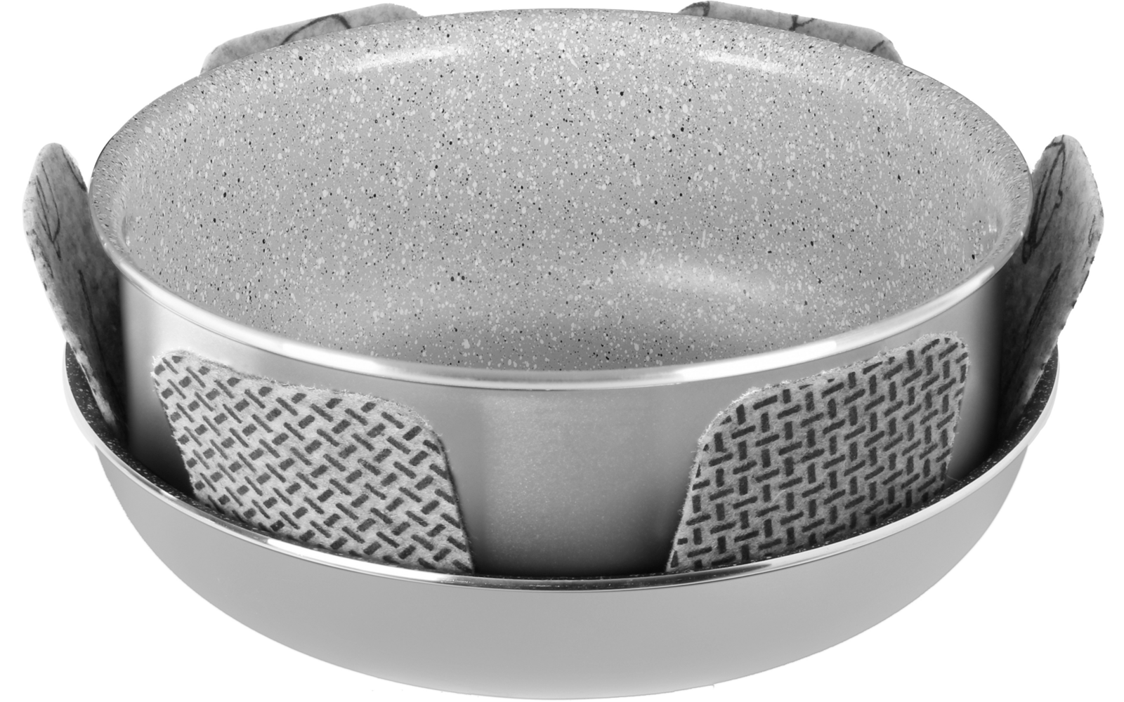 Produktbild Brunner Fusion Topfset 8-teilig stapelbar Vacublock System und Magnetgriffe 1