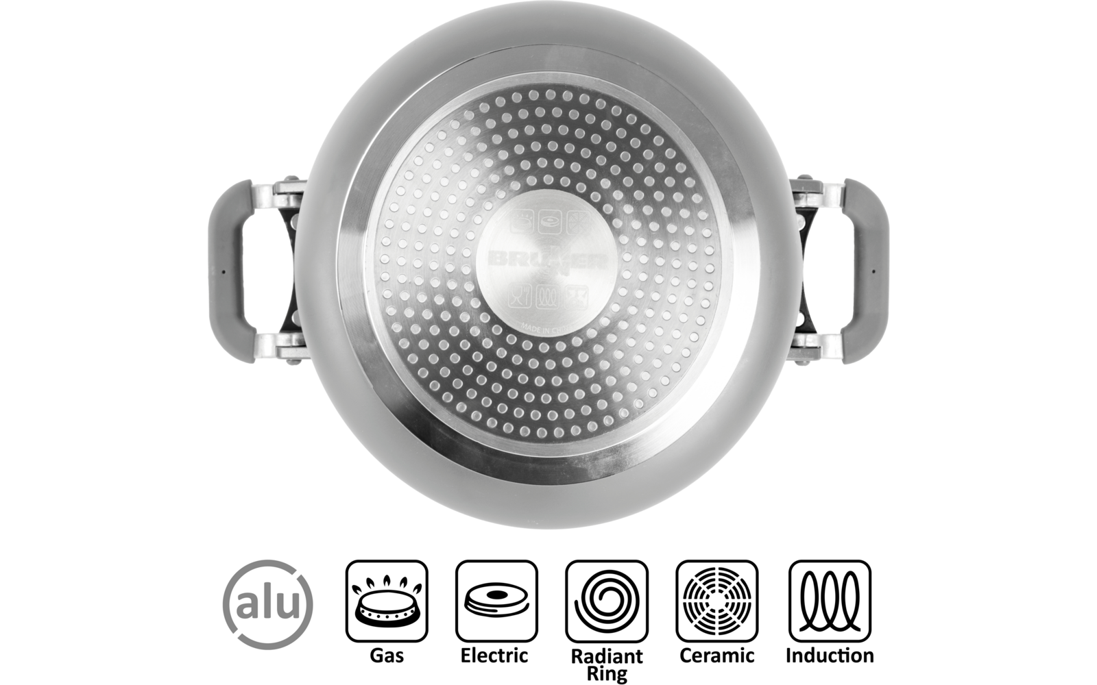 Produktbild Brunner Fusion Topfset 8-teilig stapelbar Vacublock System und Magnetgriffe 1