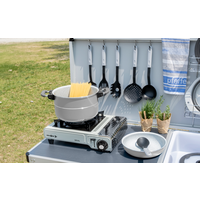 Brunner Fusion Set de casseroles 8 pi&egrave;ces empilables Syst&egrave;me Vacublock et poign&eacute;es magn&eacute;tiques