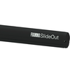 Boîtier de store Fiamma SlideOut noir avec logo blanc
