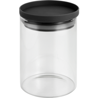 Metaltex  Aroma Line Vorratsdosen rund aus Glas mit Silikondeckel 700 ml