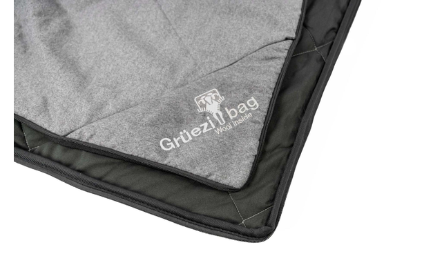 Grüezi Bag WellhealthBlanket Wool Melange Sac de couchage gris