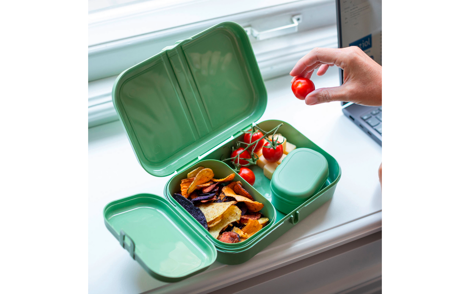 Produktbild Koziol Pascal Ready Lunchbox Set mit Besteck 4 teilig 1