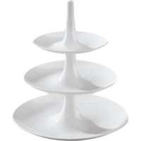Koziol Babell L Etagere 3-st&ouml;ckig stapelbar platzsparend cotton white